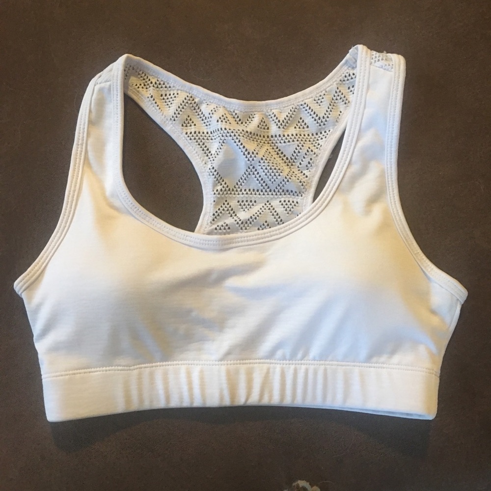 White bomber bra
